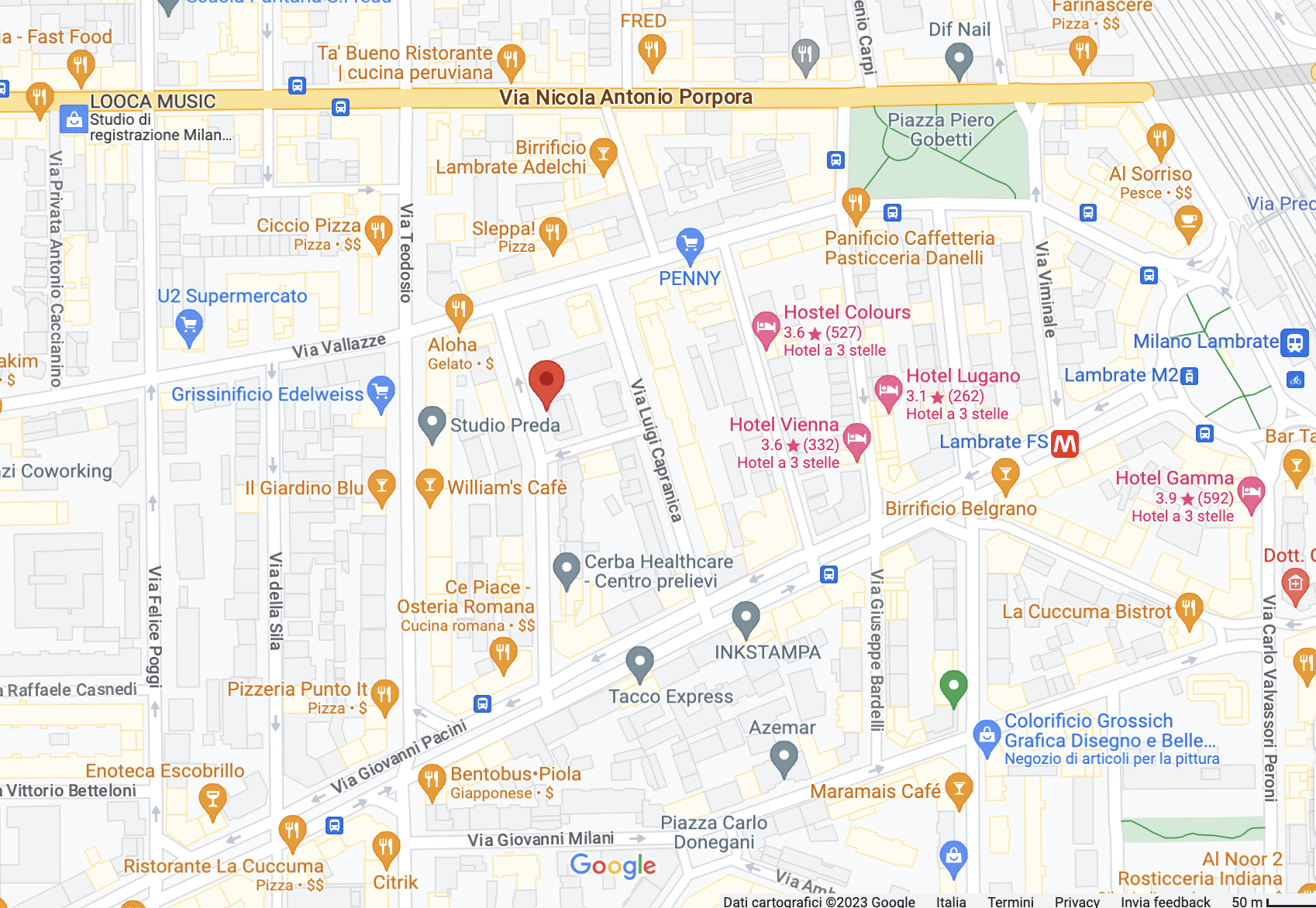 MAPPA STUDIO DI MILANO